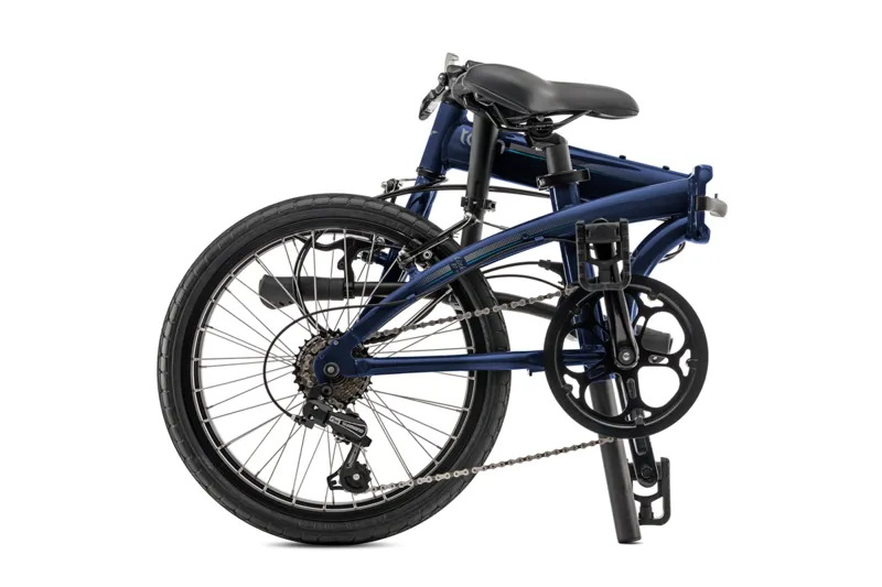 Tern Link A7 Folding Bike 7 Speed in Blue with 20 inch wheels